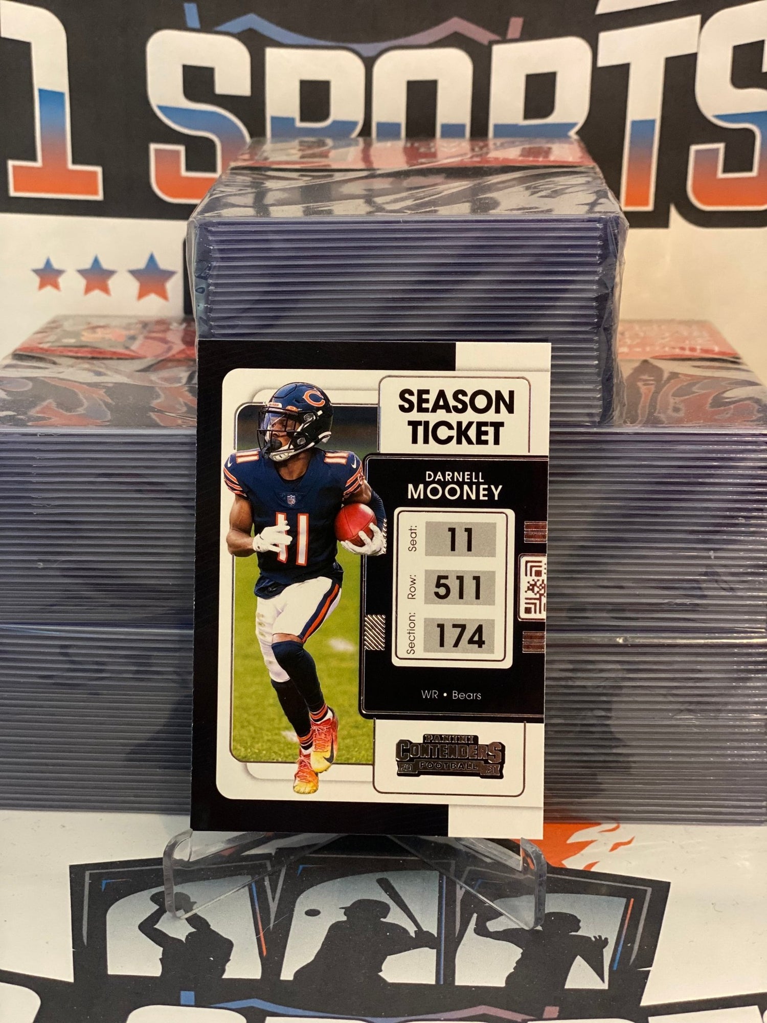 2021 Panini Contenders Darnell Mooney #17