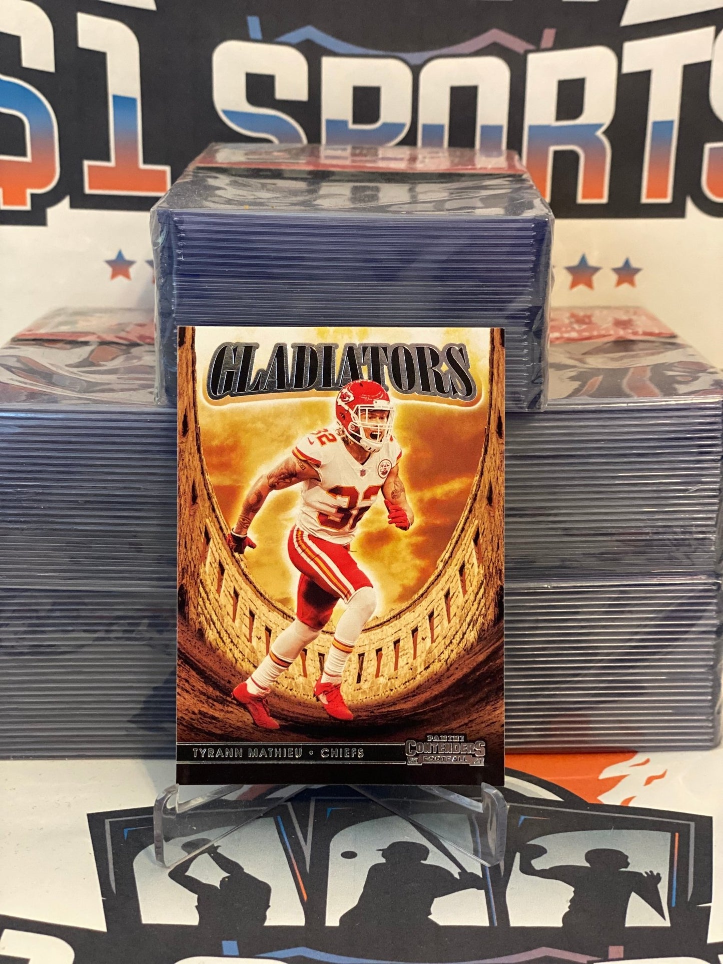 2021 Panini Contenders (Gladiators) Tyrann Mathieu #GLD-TMA