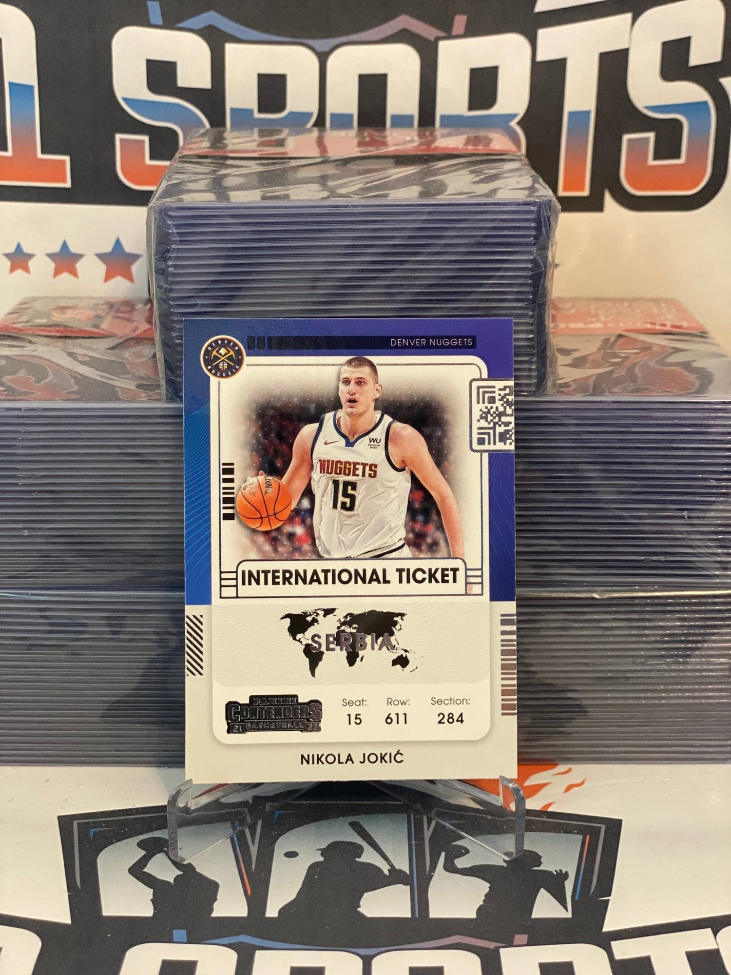 2021 Panini Contenders (International Ticket) Nikola Jokic #22