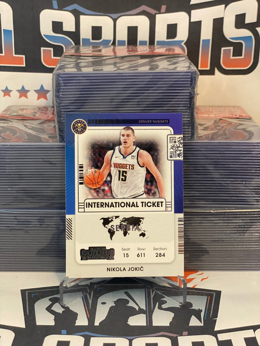 2021 Panini Contenders (International Ticket) Nikola Jokic #22