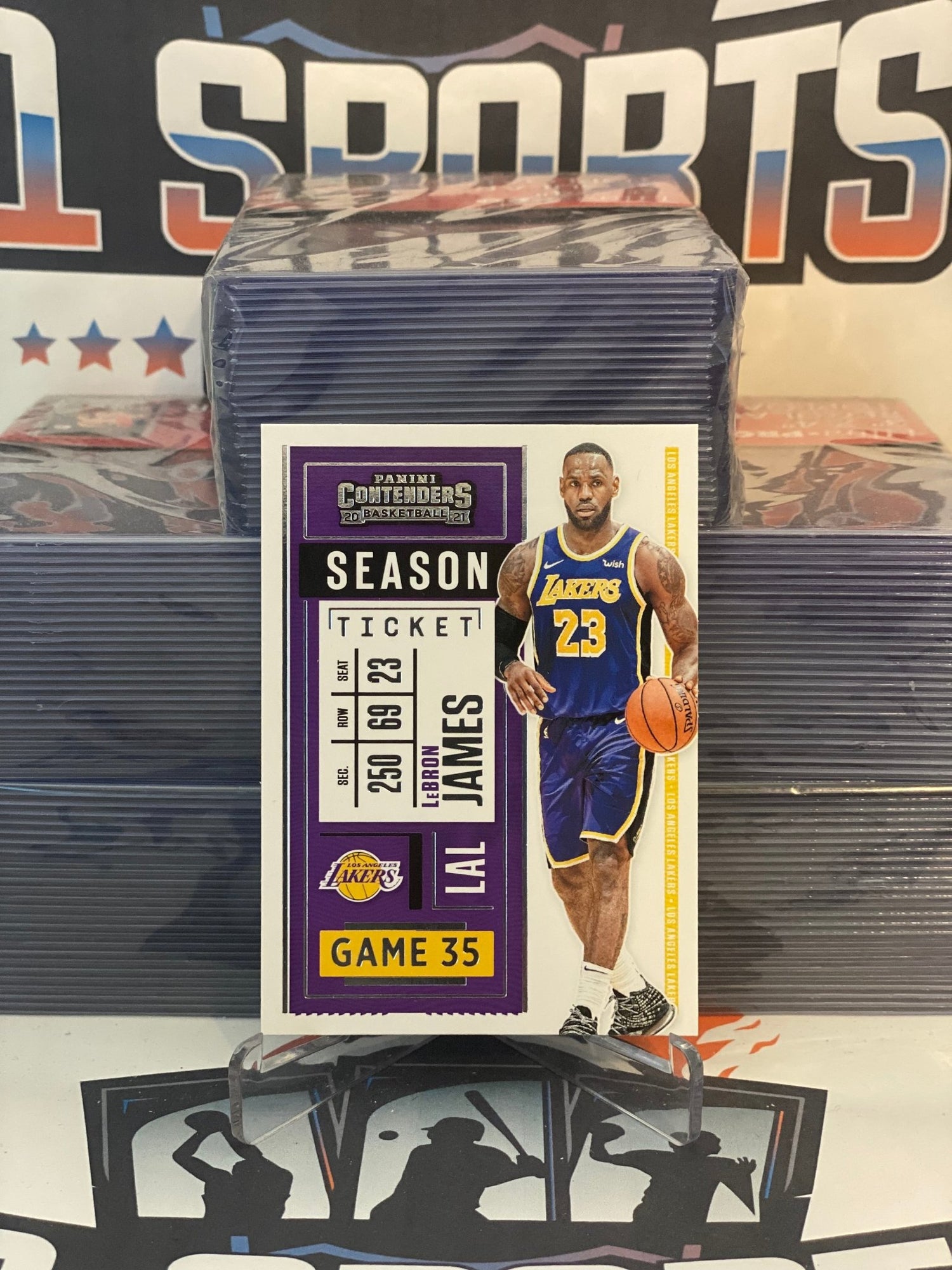 2021 Panini Contenders LeBron James #81