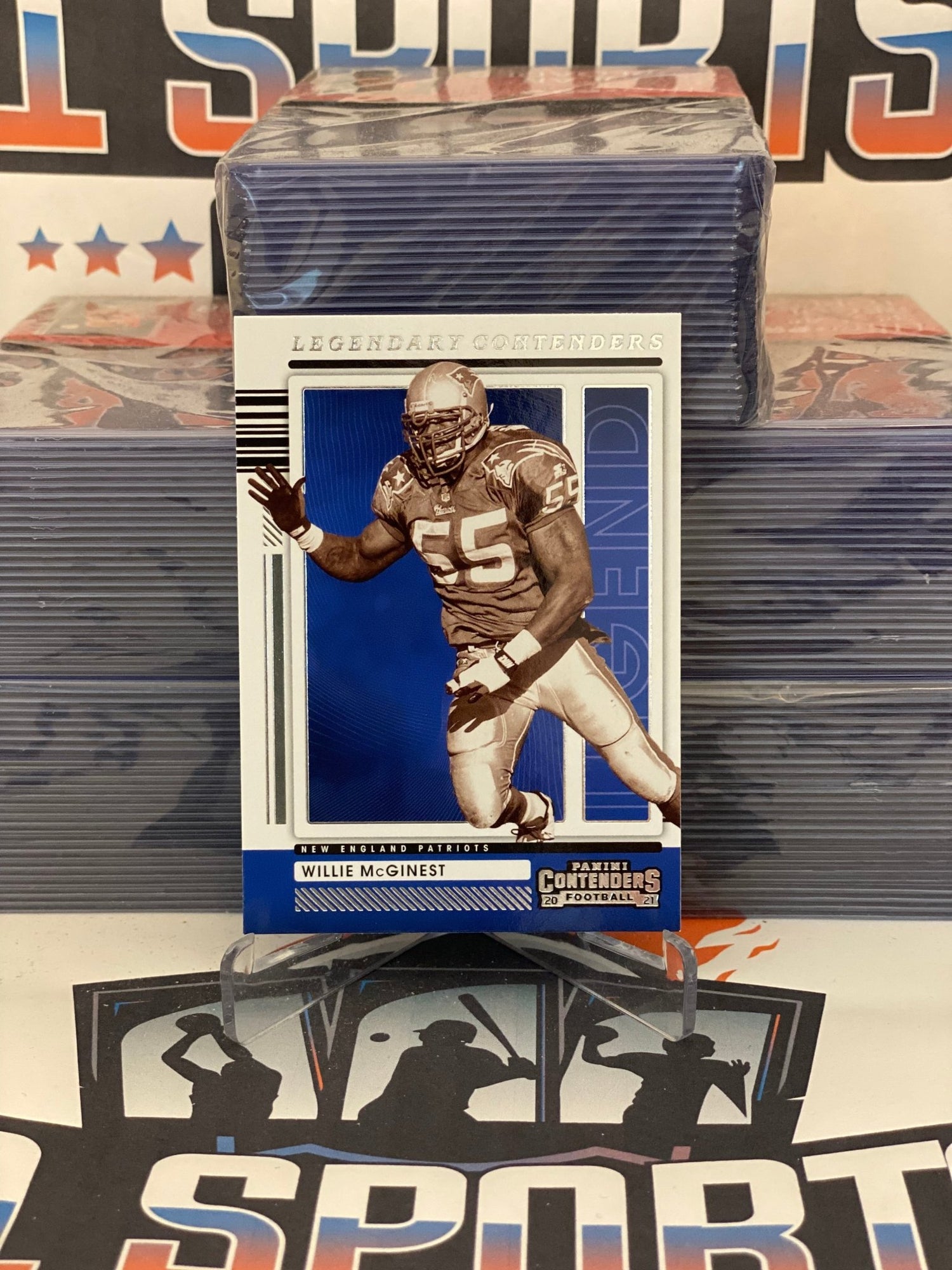 2021 Panini Contenders (Legendary) Willie McGinest #LGD-WMC