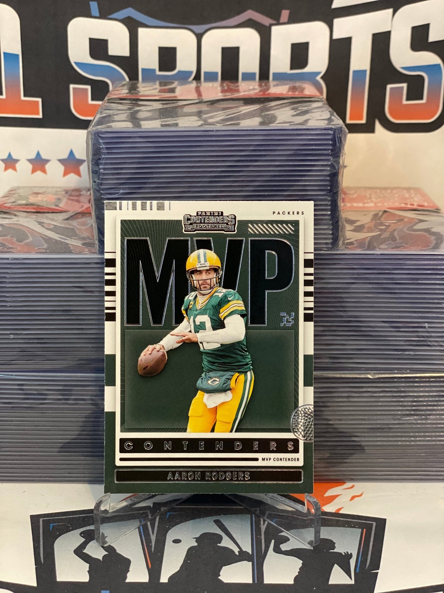 2021 Panini Contenders (MVP) Aaron Rodgers #MVP-ARO