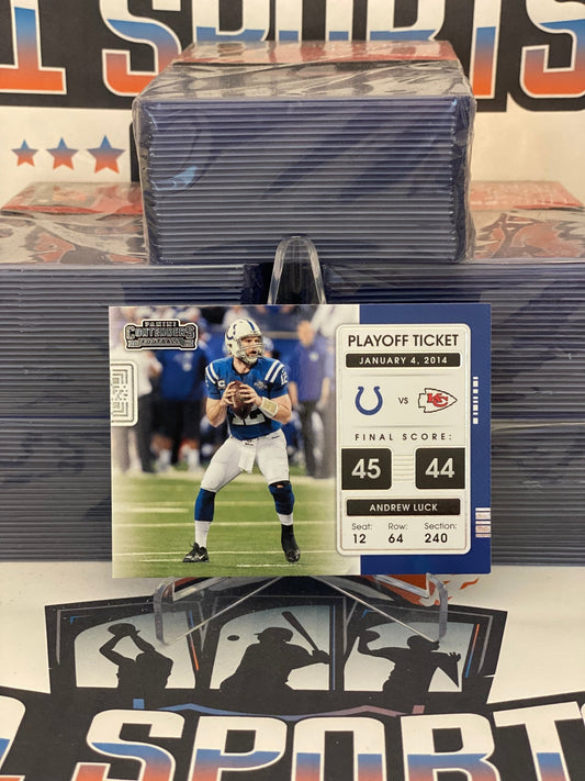2021 Panini Contenders (Playoff Ticket) Andrew Luck #PLT-ALU