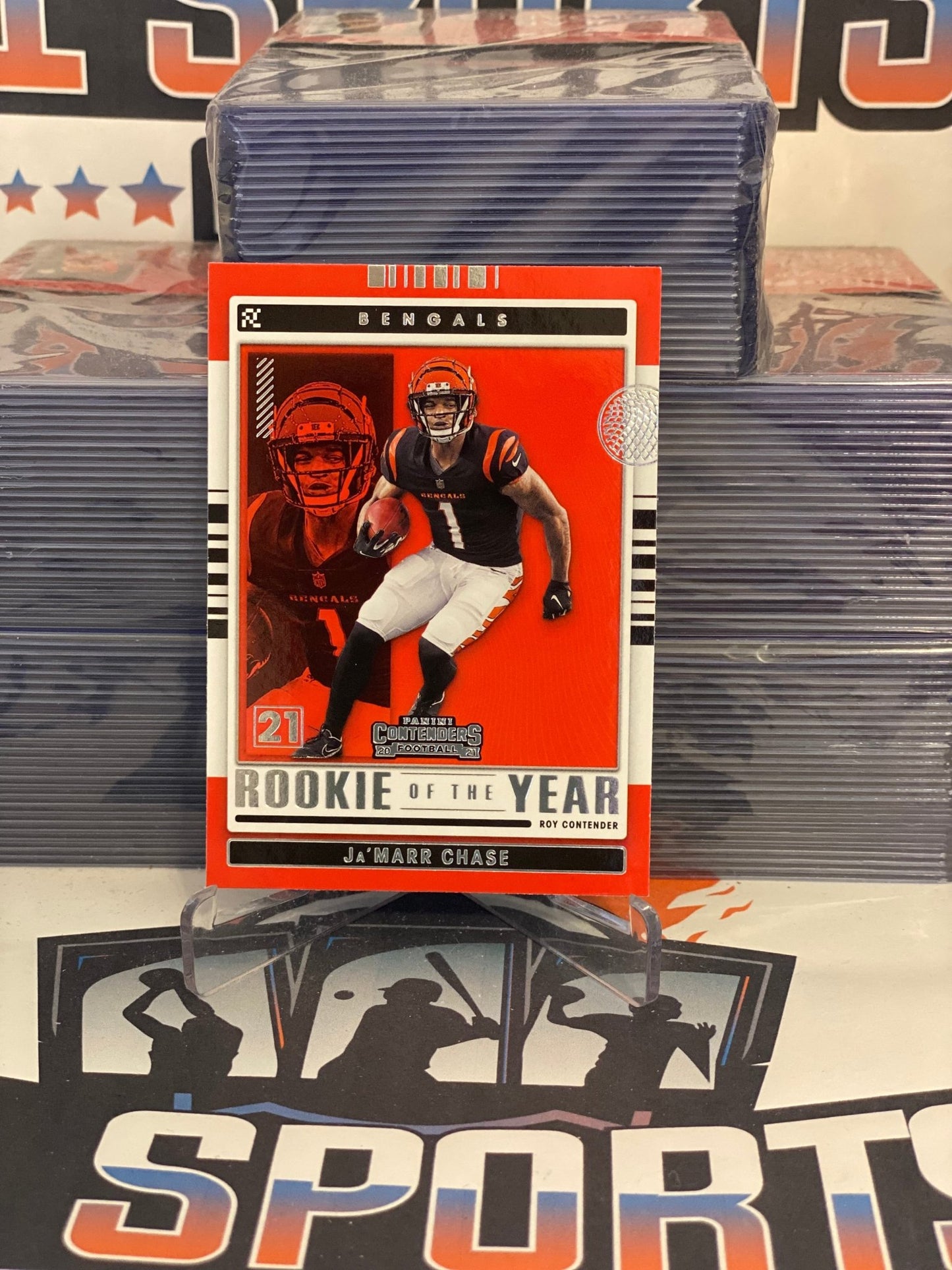 2021 Panini Contenders (Rookie of the Year) Ja'Marr Chase #ROY-JCH