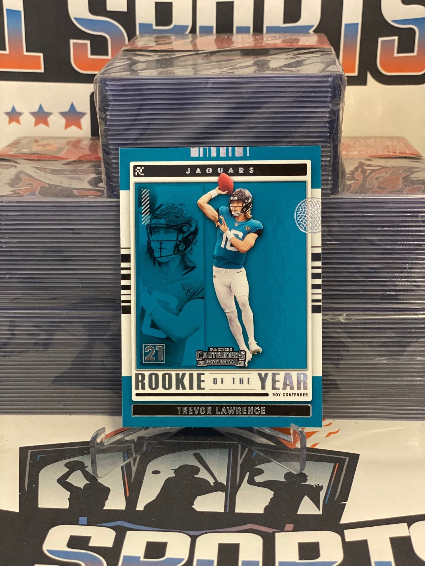 2021 Panini Contenders (Rookie of the Year) Trevor Lawrence #ROY-TLR