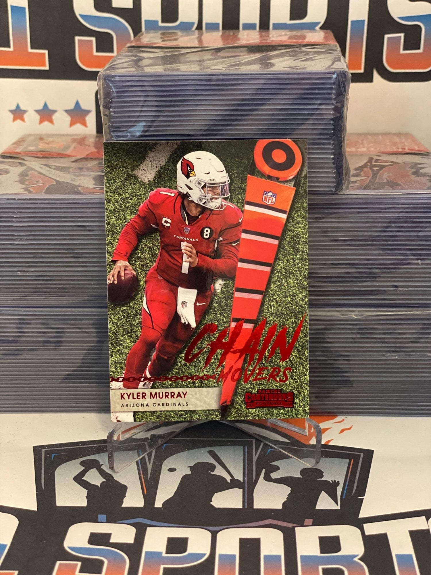 2021 Panini Contenders (Ruby, Chain Movers) Kyler Murray #CM-KMU