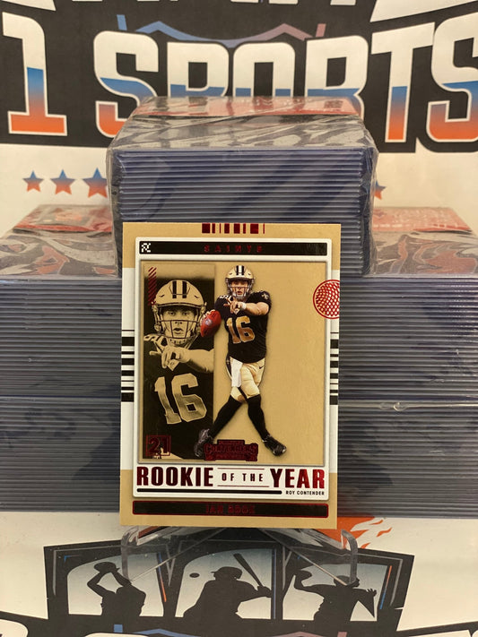 2021 Panini Contenders (Ruby, Rookie of the Year) Ian Book #ROY-IBO