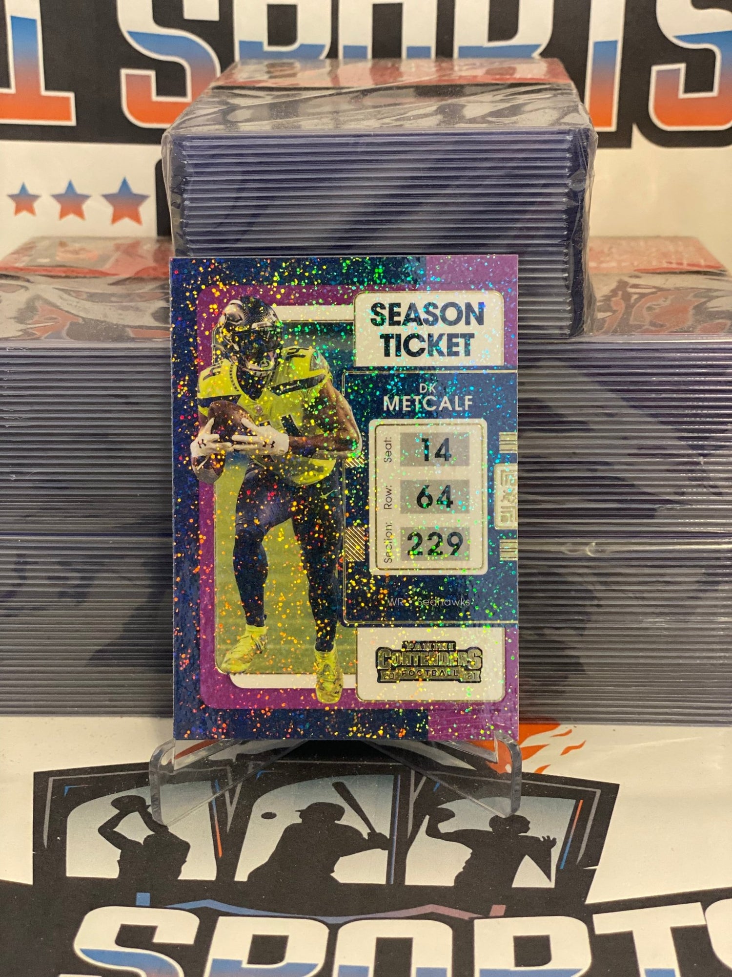 2021 Panini Contenders (Stardust) DK Metcalf #86