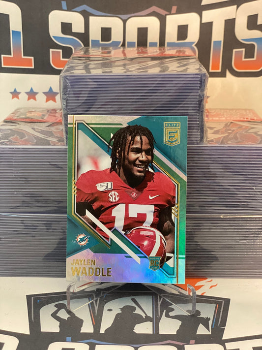 2021 Panini Elite (Green Variation) Jaylen Waddle Rookie #186