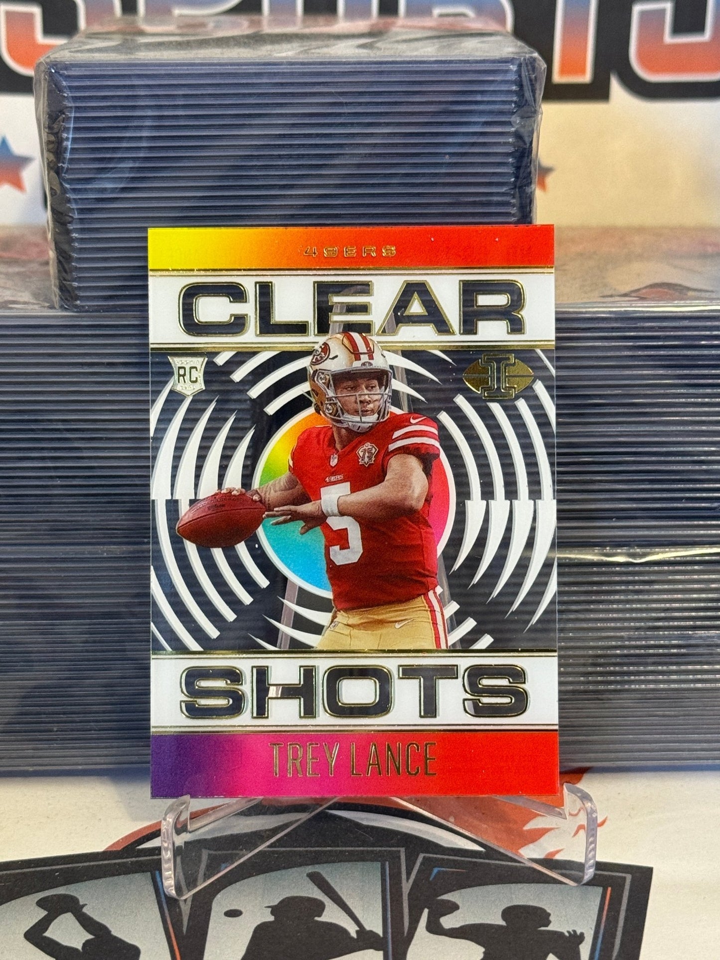 2021 Panini Illusions (Clear Shots) Trey Lance Rookie #CS-18