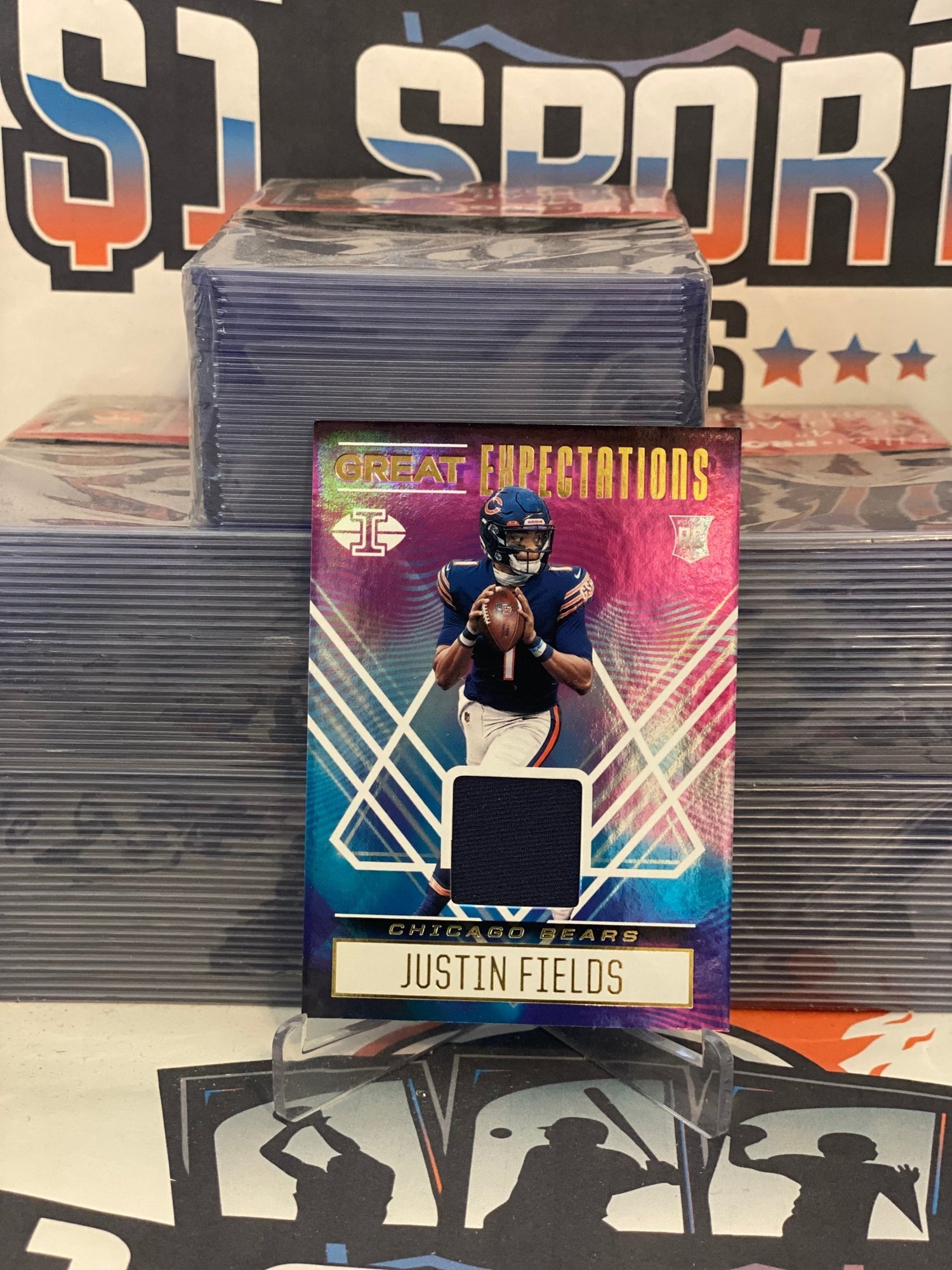 2021 Panini Illusions (Great Expectations Relic) Justin Fields #GE-JF