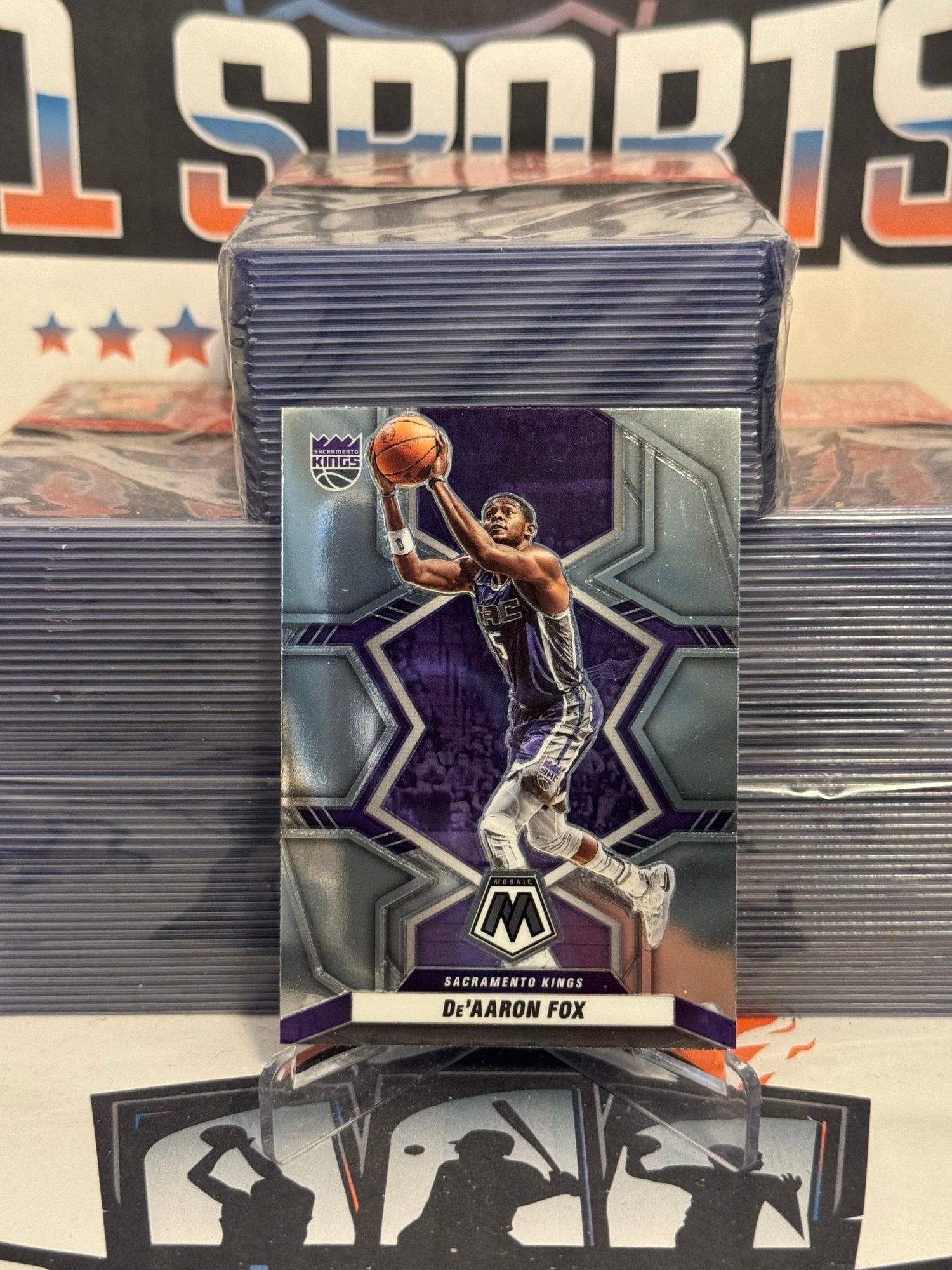 2021 Panini Mosaic De'Aaron Fox #99