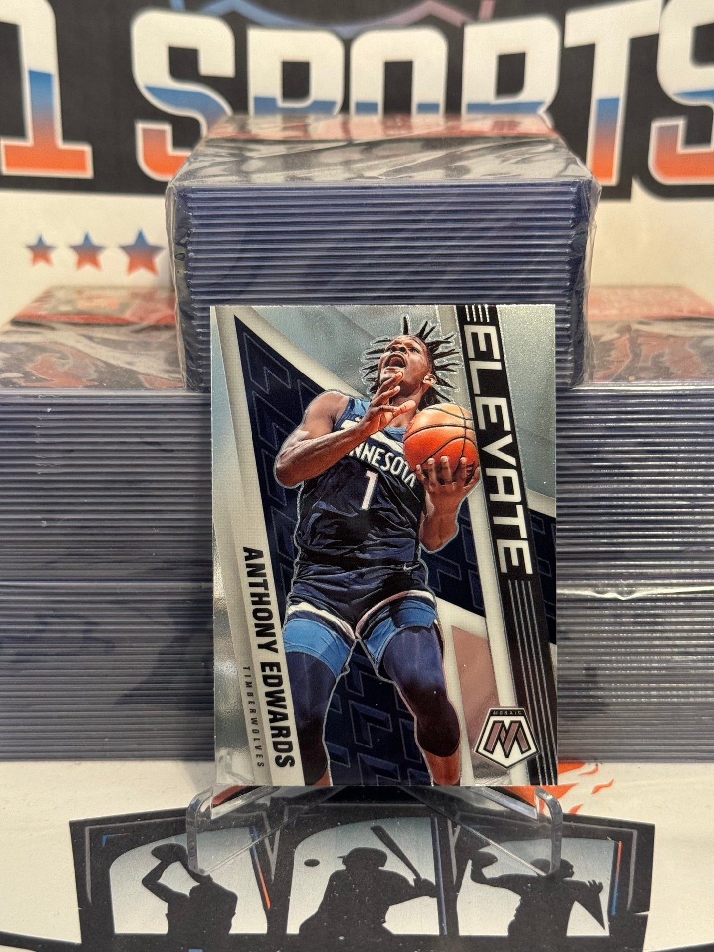 2021 Panini Mosaic (Elevate) Anthony Edwards #2