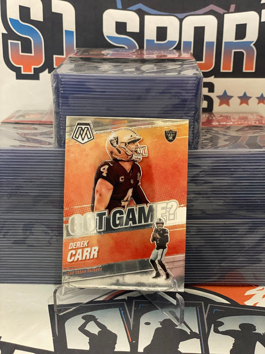 2021 Panini Mosaic (Got Game?) Derek Carr #GG-9