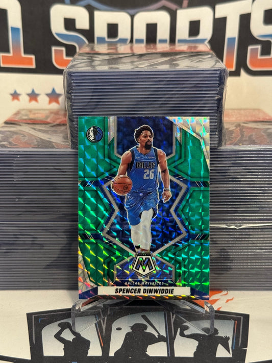 2021 Panini Mosaic (Green Prizm) Spencer Dinwiddie #175