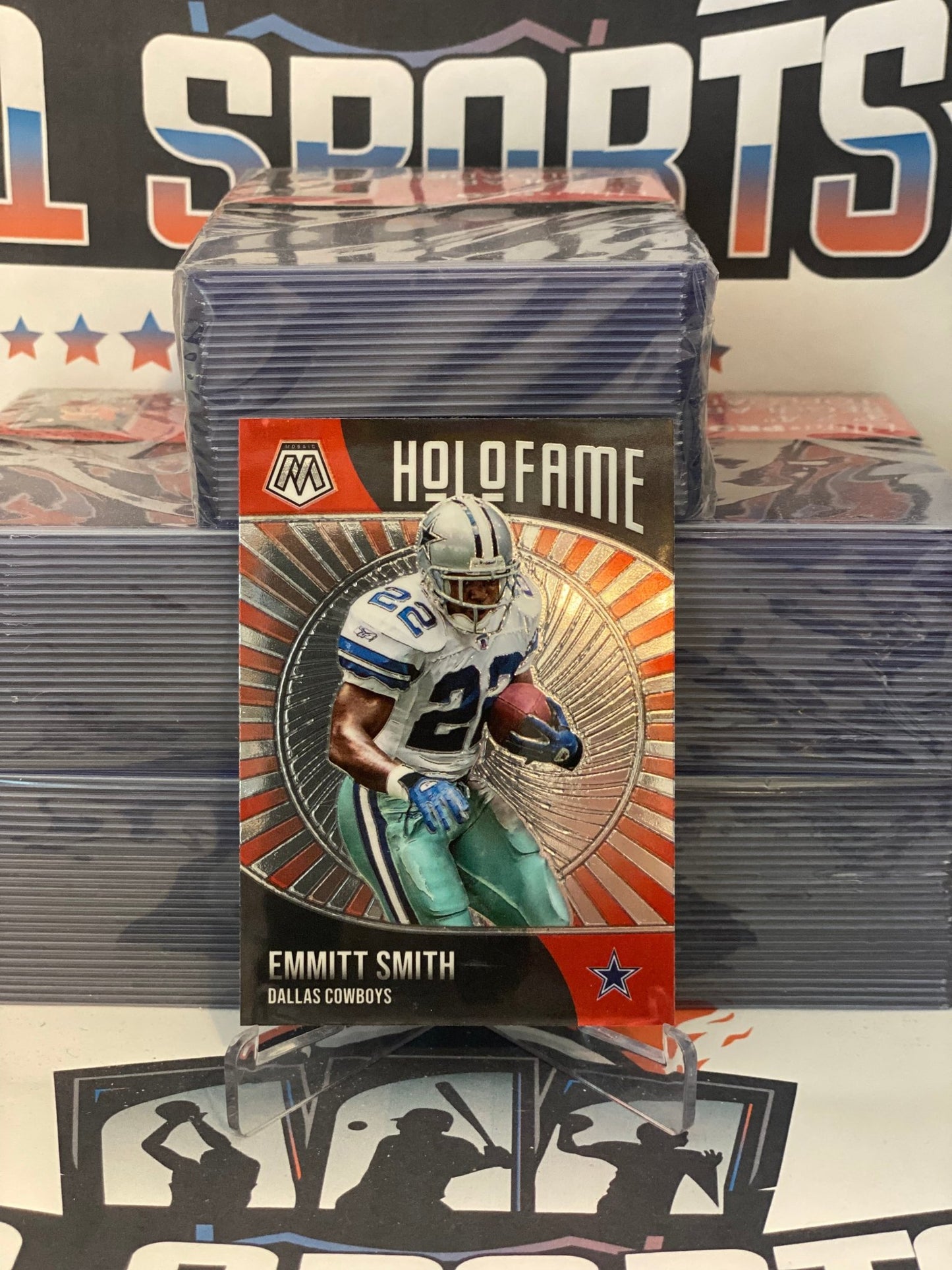 2021 Panini Mosaic (HoloFame) Emmitt Smith #7