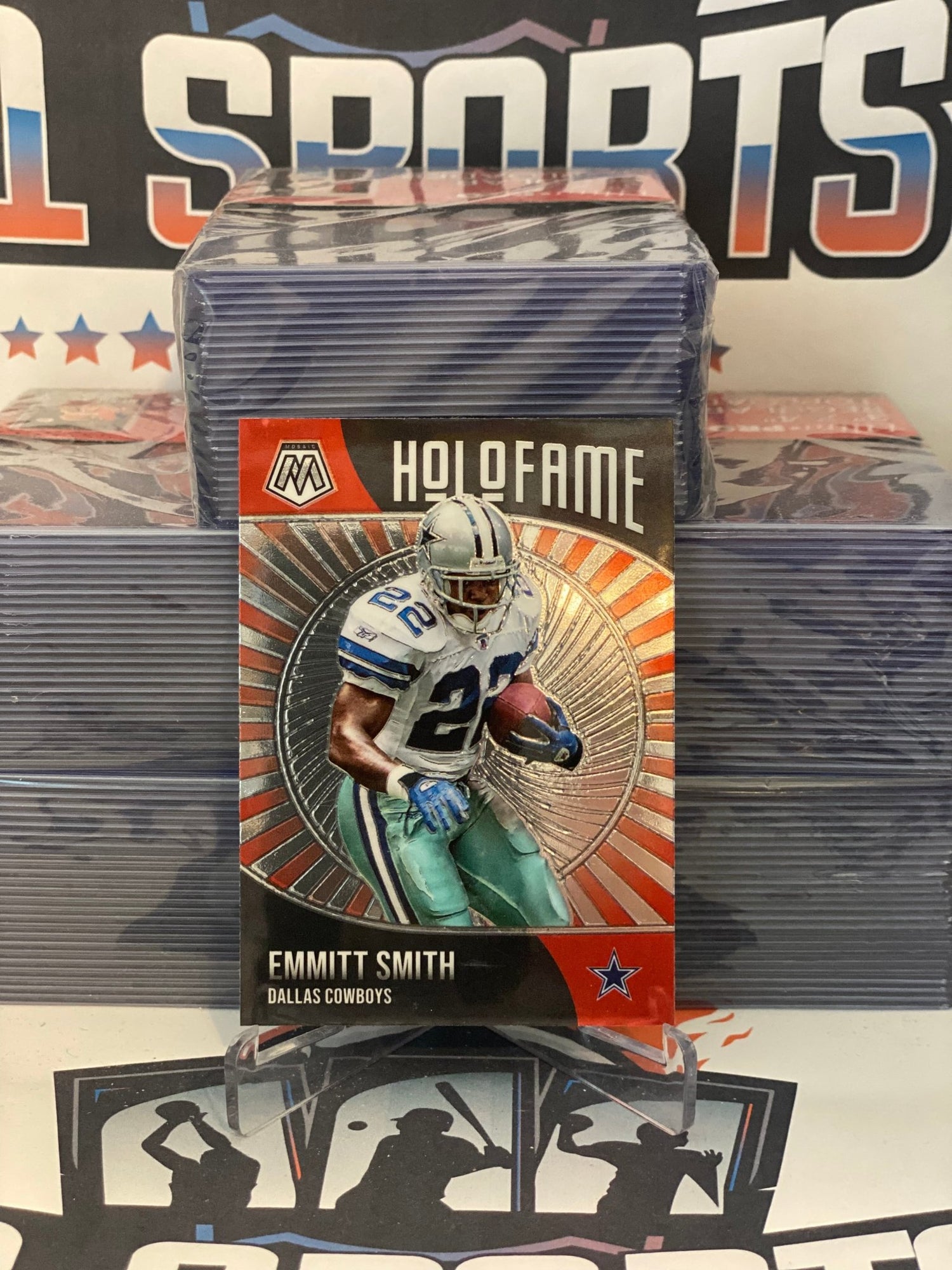 2021 Panini Mosaic (HoloFame) Emmitt Smith #7
