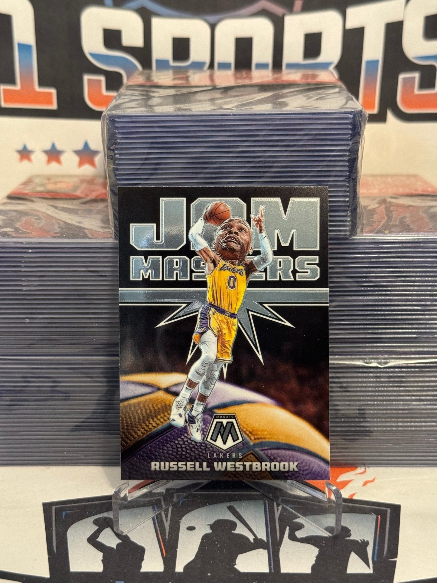 2021 Panini Mosaic (Jam Masters) Russell Westbrook #8