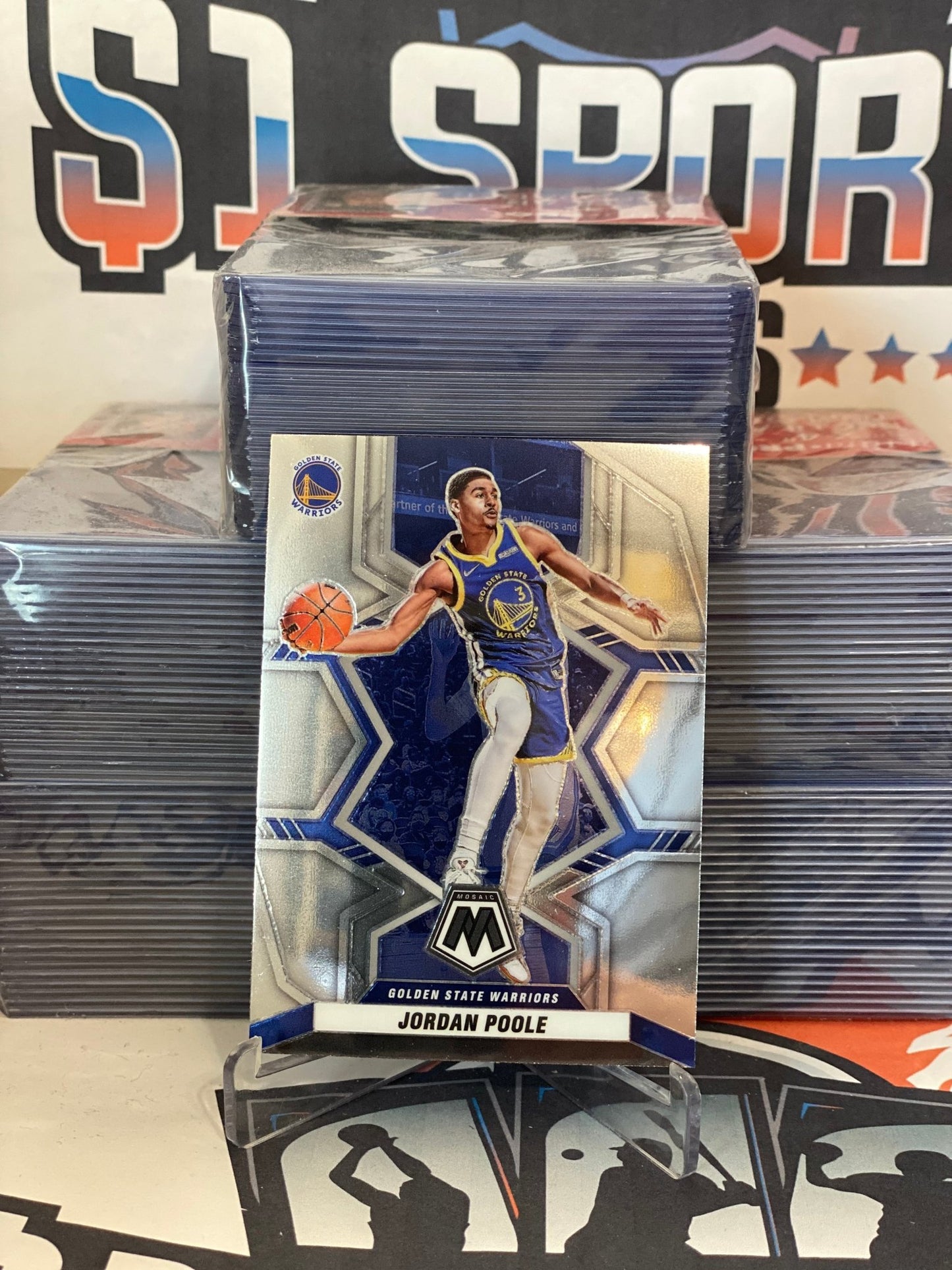 2021 Panini Mosaic Jordan Poole #29