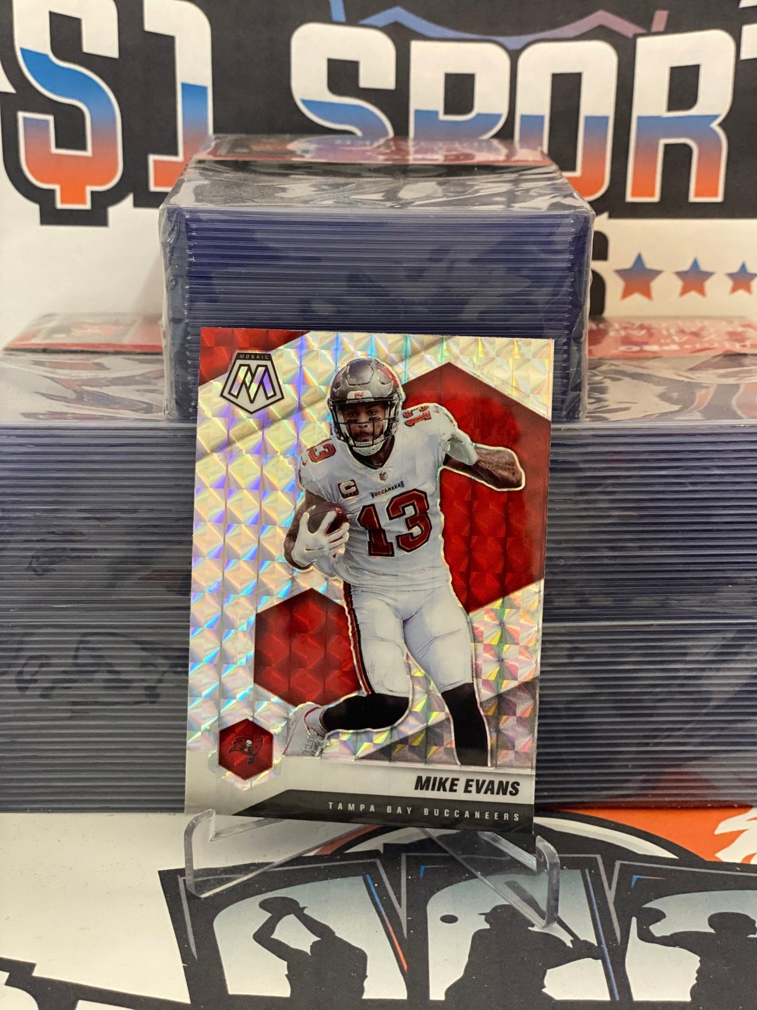 2021 Panini Mosaic (Mosaic Prizm) Mike Evans #189