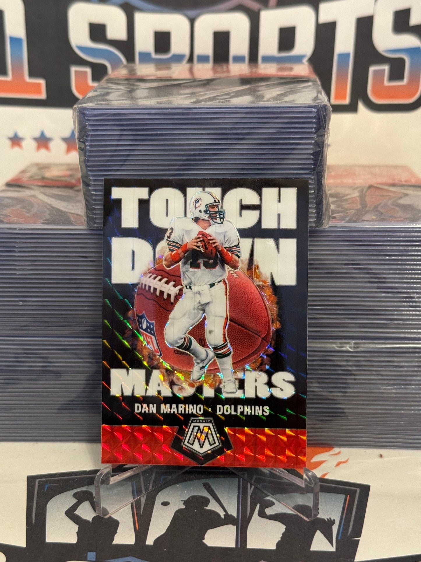 2021 Panini Mosaic (Mosaic Prizm, Touchdown Masters) Dan Marino #TM12