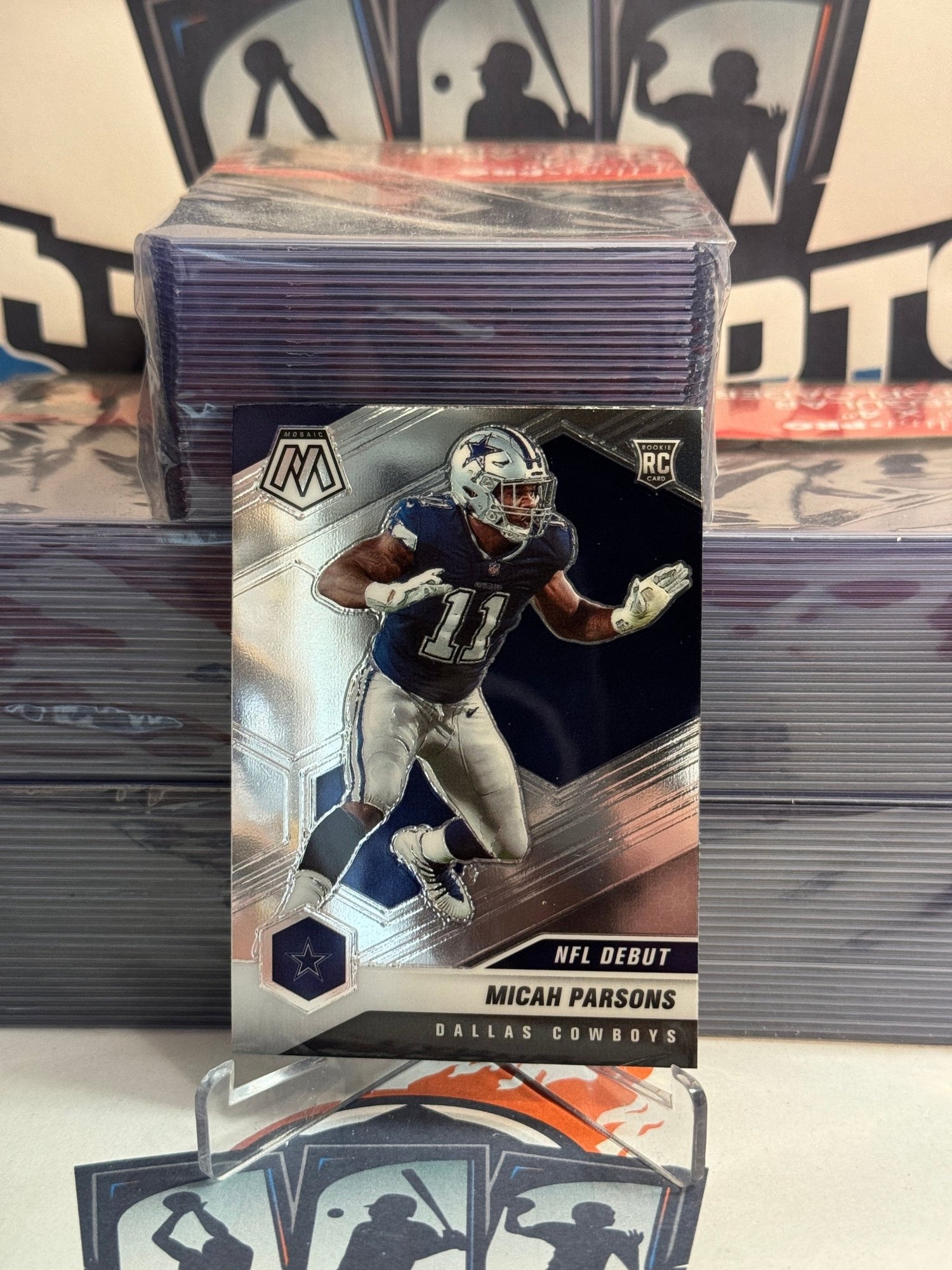 2021 Panini Mosaic (NFL Debut) Micah Parsons Rookie #257