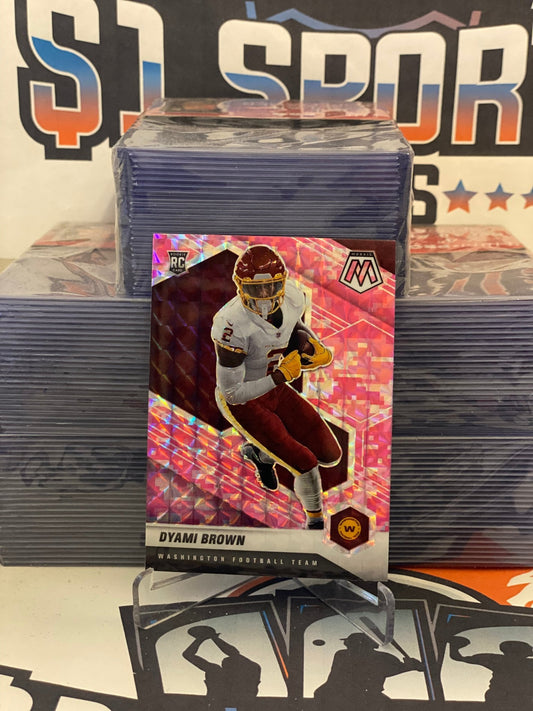 2021 Panini Mosaic (Pink Camo Prizm) Dyami Brown Rookie #323