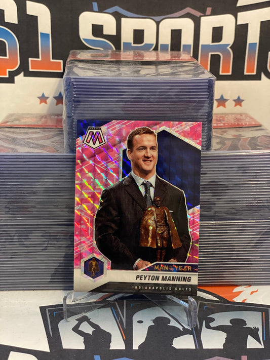 2021 Panini Mosaic (Pink Camo Prizm, Man of the Year) Peyton Manning #263