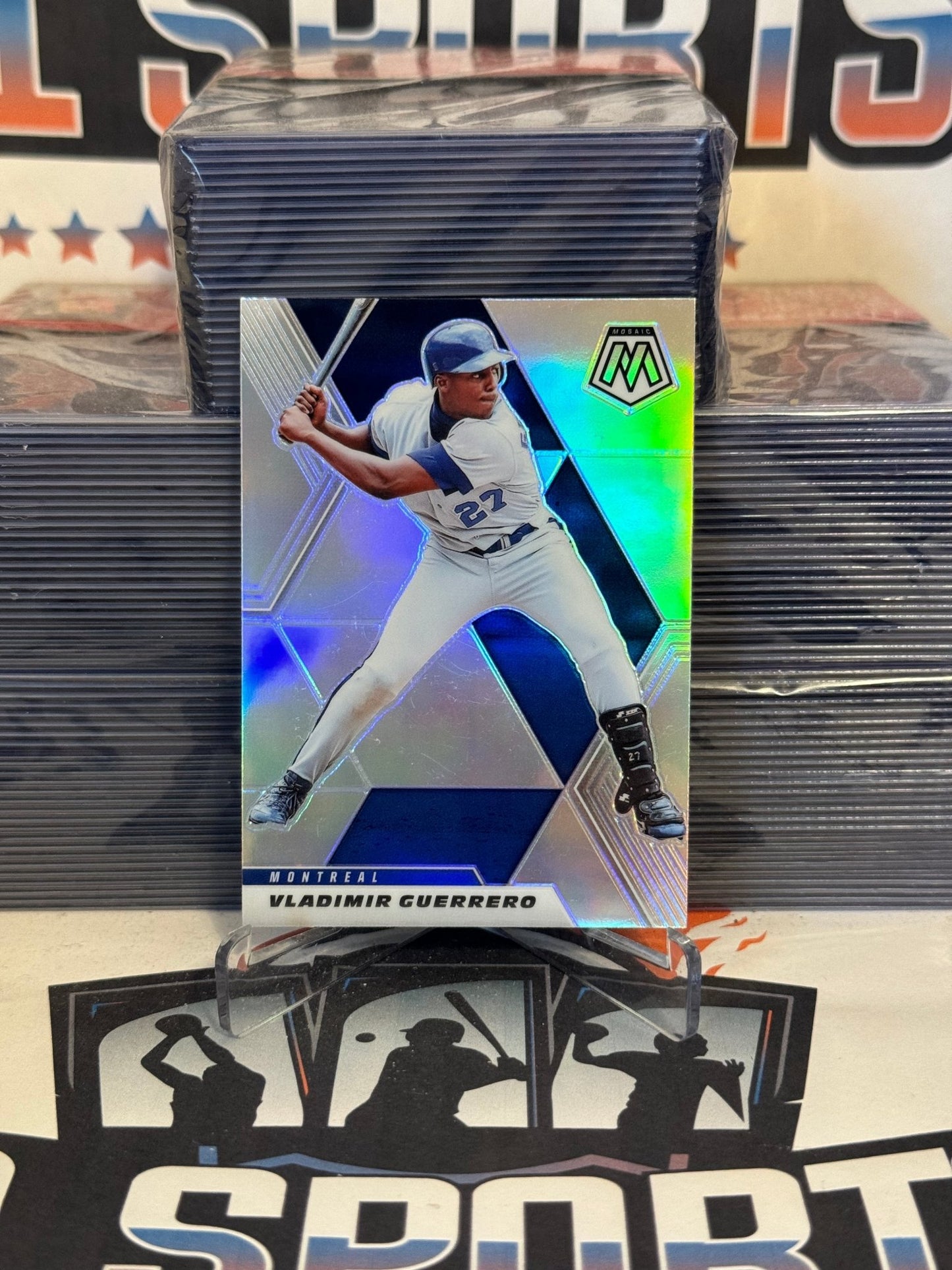 2021 Panini Mosaic (Silver Prizm) Vladimir Guerrero Sr. #174