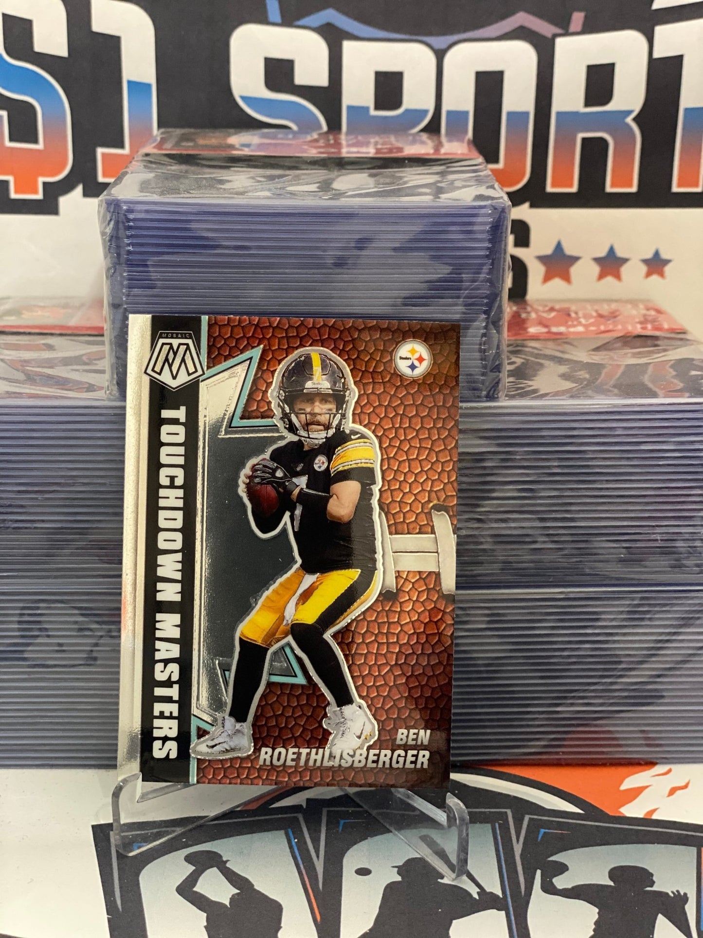 2021 Panini Mosaic (Touchdown Masters) Ben Roethlisberger #TM-19