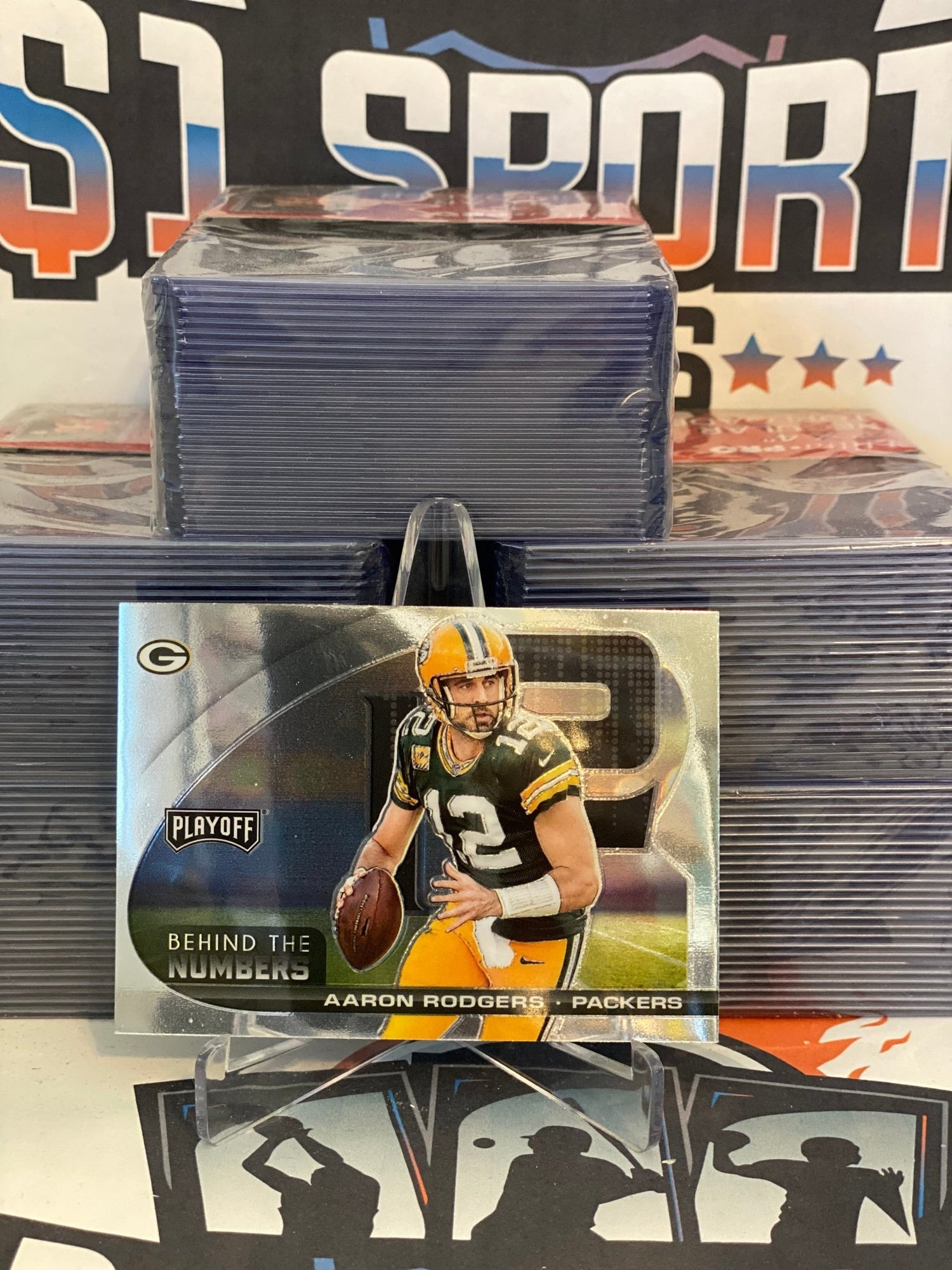 2021 Panini Playoff (Behind The Numbers) Aaron Rodgers #BTN-ARO