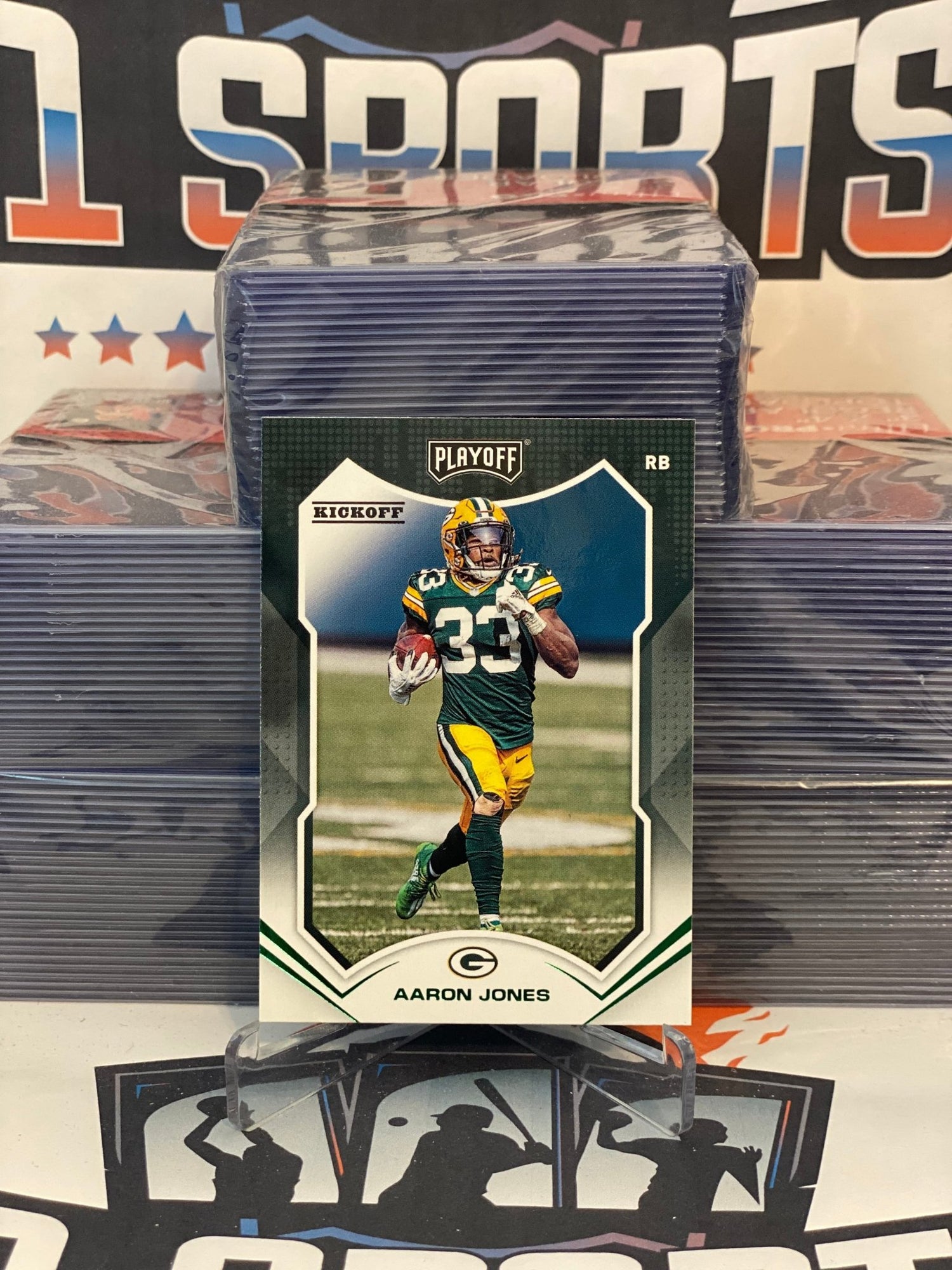 2021 Panini Playoff (Green) Aaron Jones #140