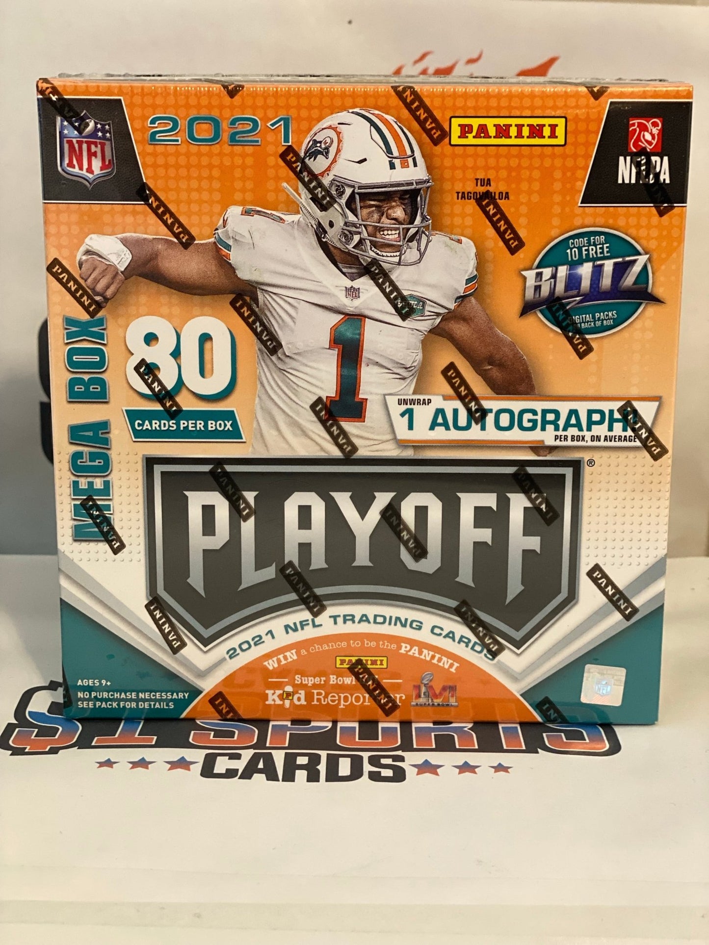 : 2021 Panini Playoff NFL Football Mega Box - One