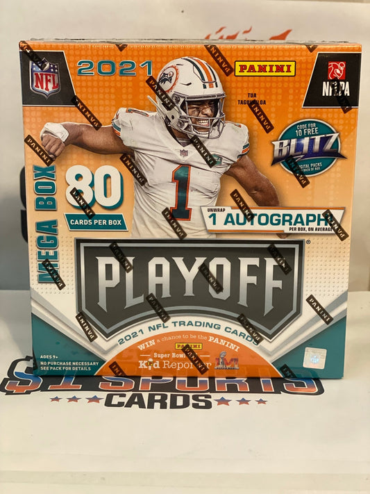 2021 Panini Playoff NFL Football Mega Box