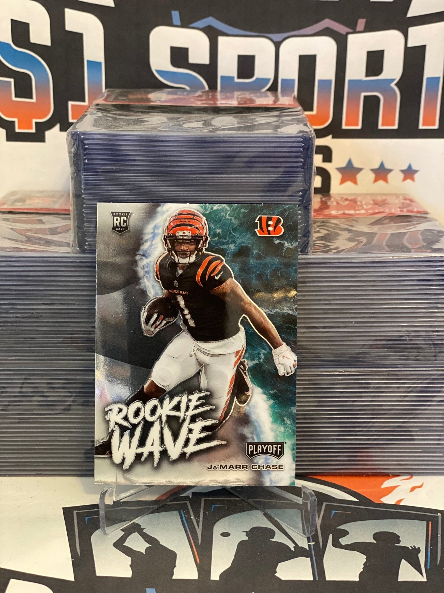 2021 Panini Playoff (Rookie Wave) Ja'Marr Chase #RW-JCH
