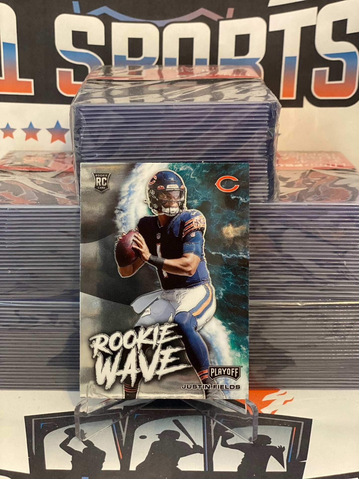 2021 Panini Playoff (Rookie Wave) Justin Fields #RW-JFI