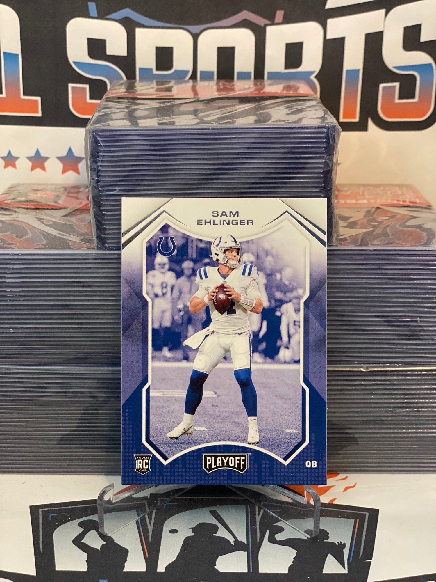 2021 Panini Playoff Sam Ehlinger Rookie #300