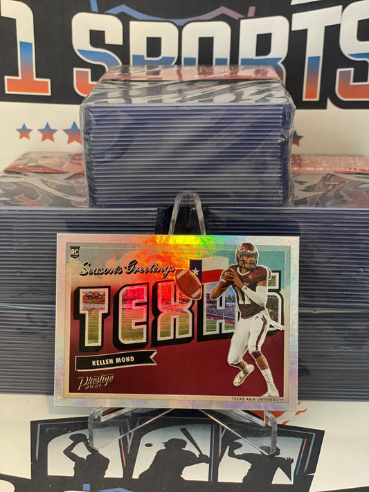 2021 Panini Prestige (Season's Greetings) Kellen Mond Rookie #SG-20