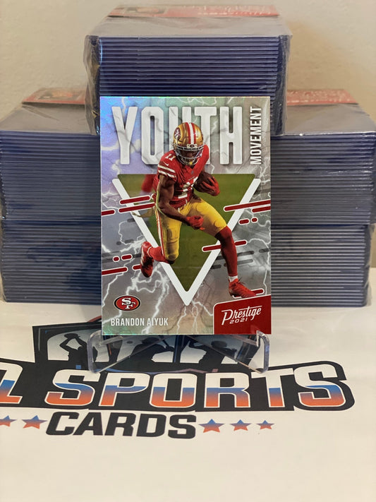 2021 Panini Prestige (Youth Movement) Brandon Aiyuk #YM-8