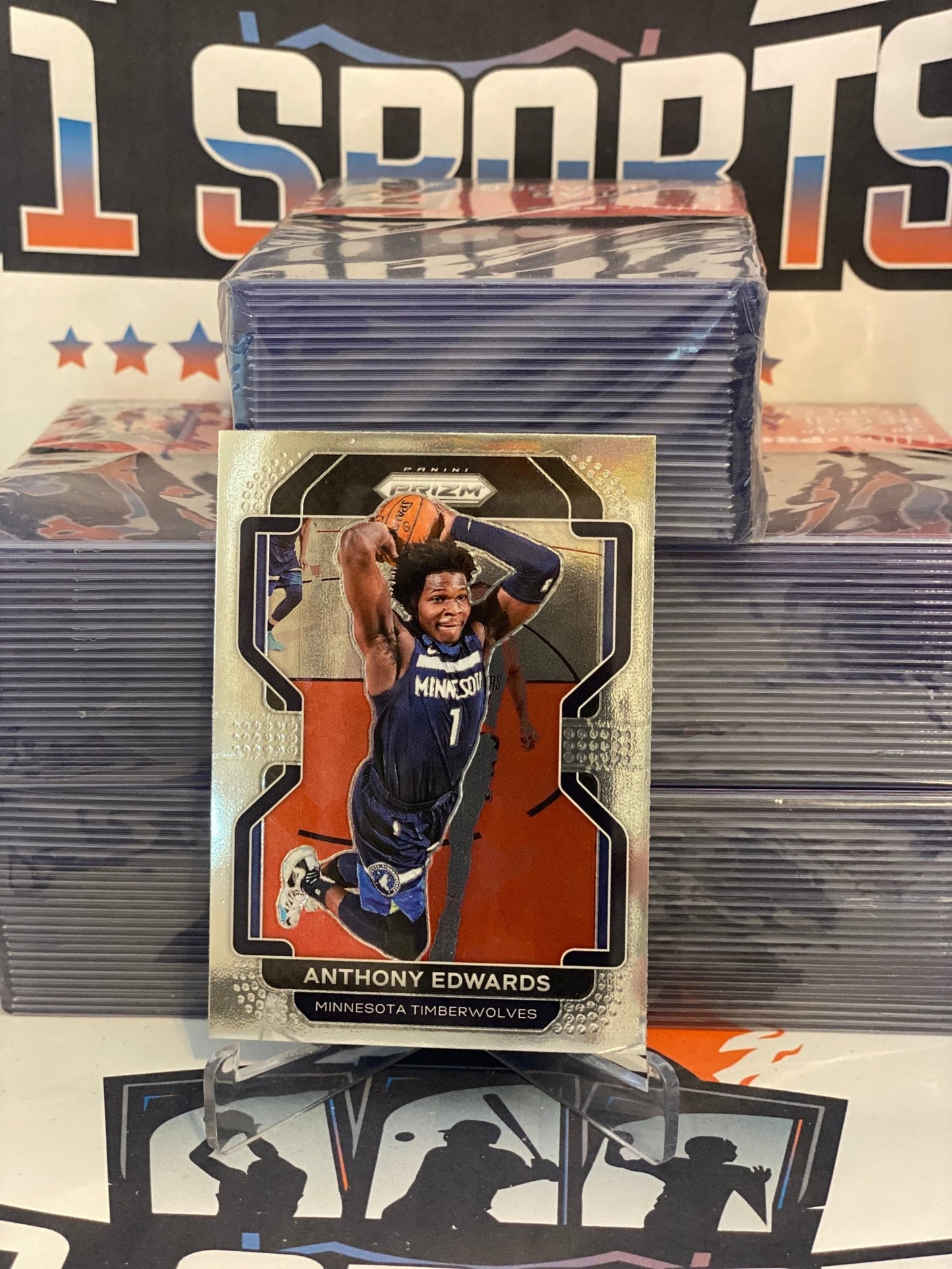 2021 Panini Prizm (2nd Year) Anthony Edwards #37
