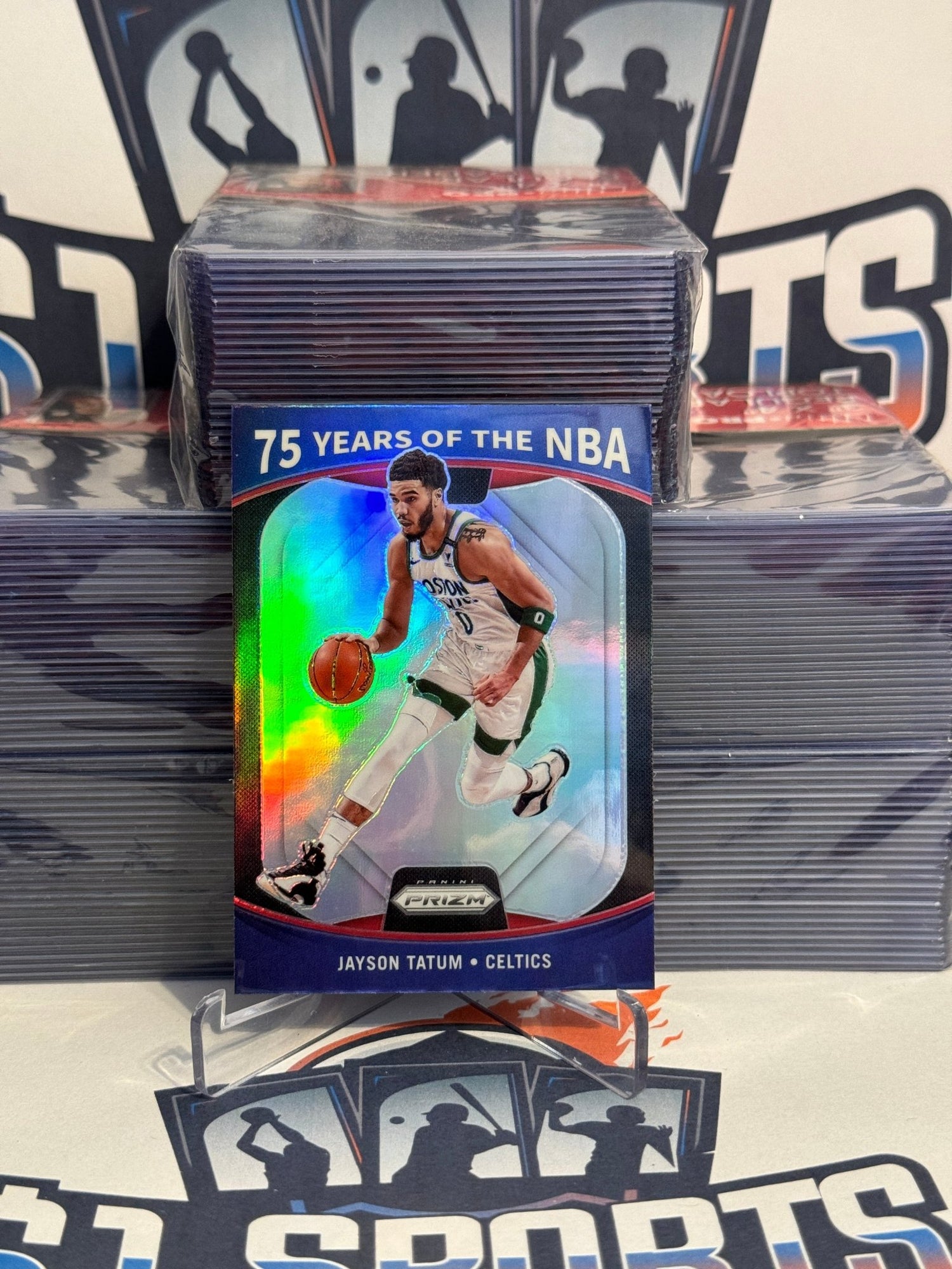 2021 Panini Prizm (75 Years of NBA Prizm) Jayson Tatum #4