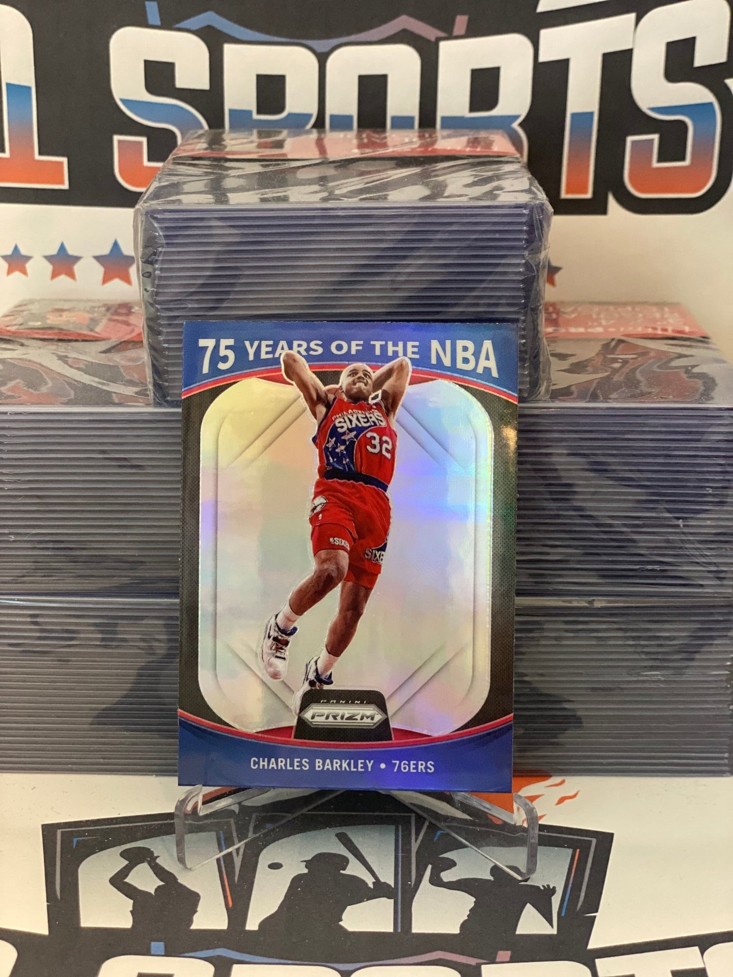 2021 Panini Prizm (75 Years of the NBA) Charles Barkley #11