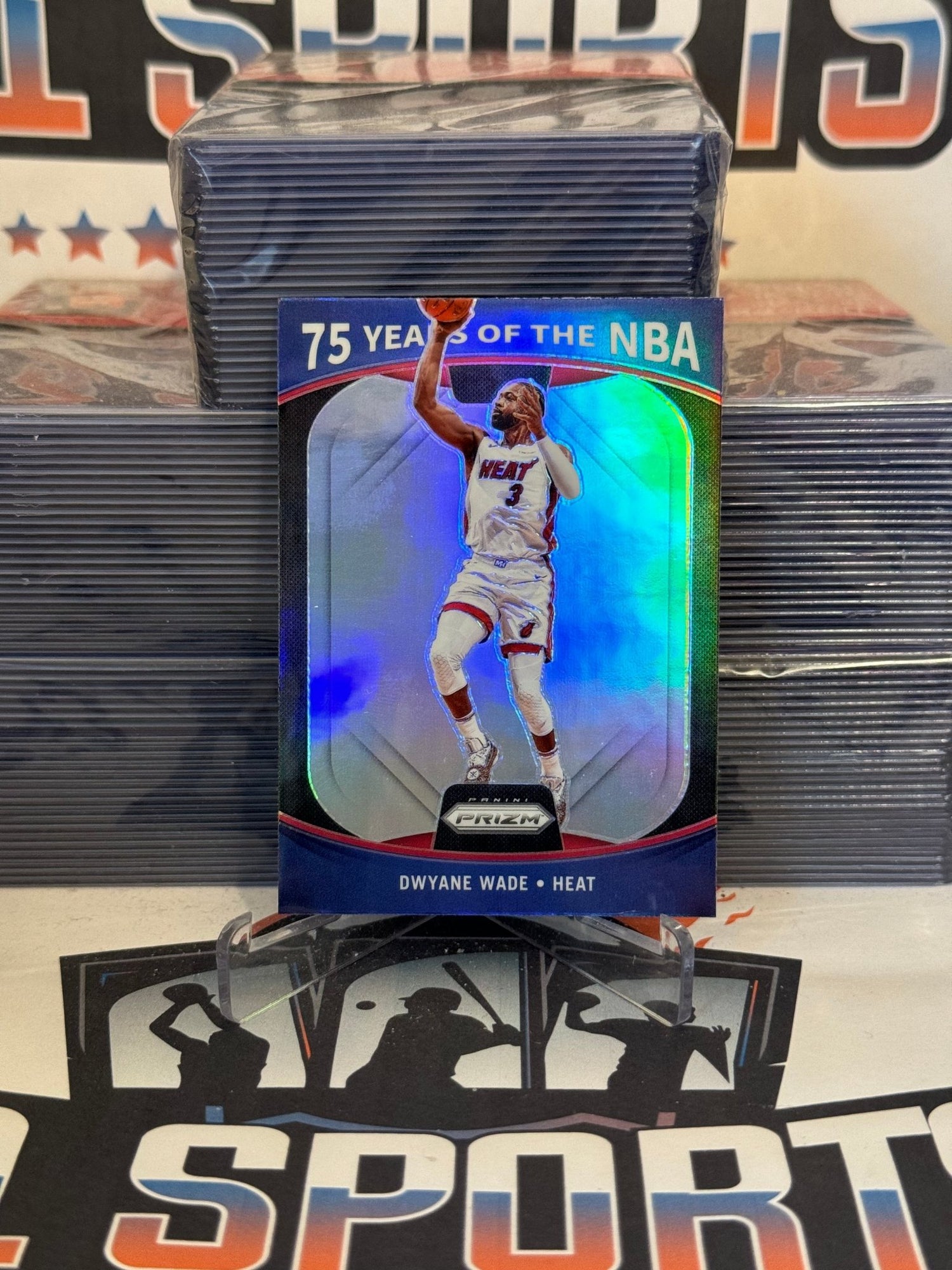 2021 Panini Prizm (75 Years of the NBA) Dwyane Wade #16