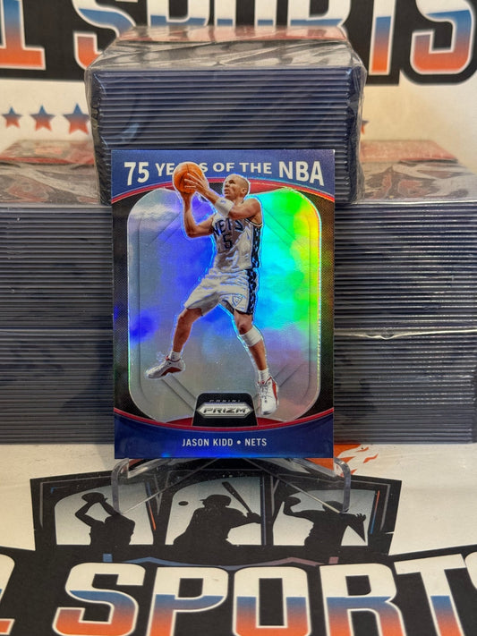 2021 Panini Prizm (75 Years of the NBA) Jason Kidd #18