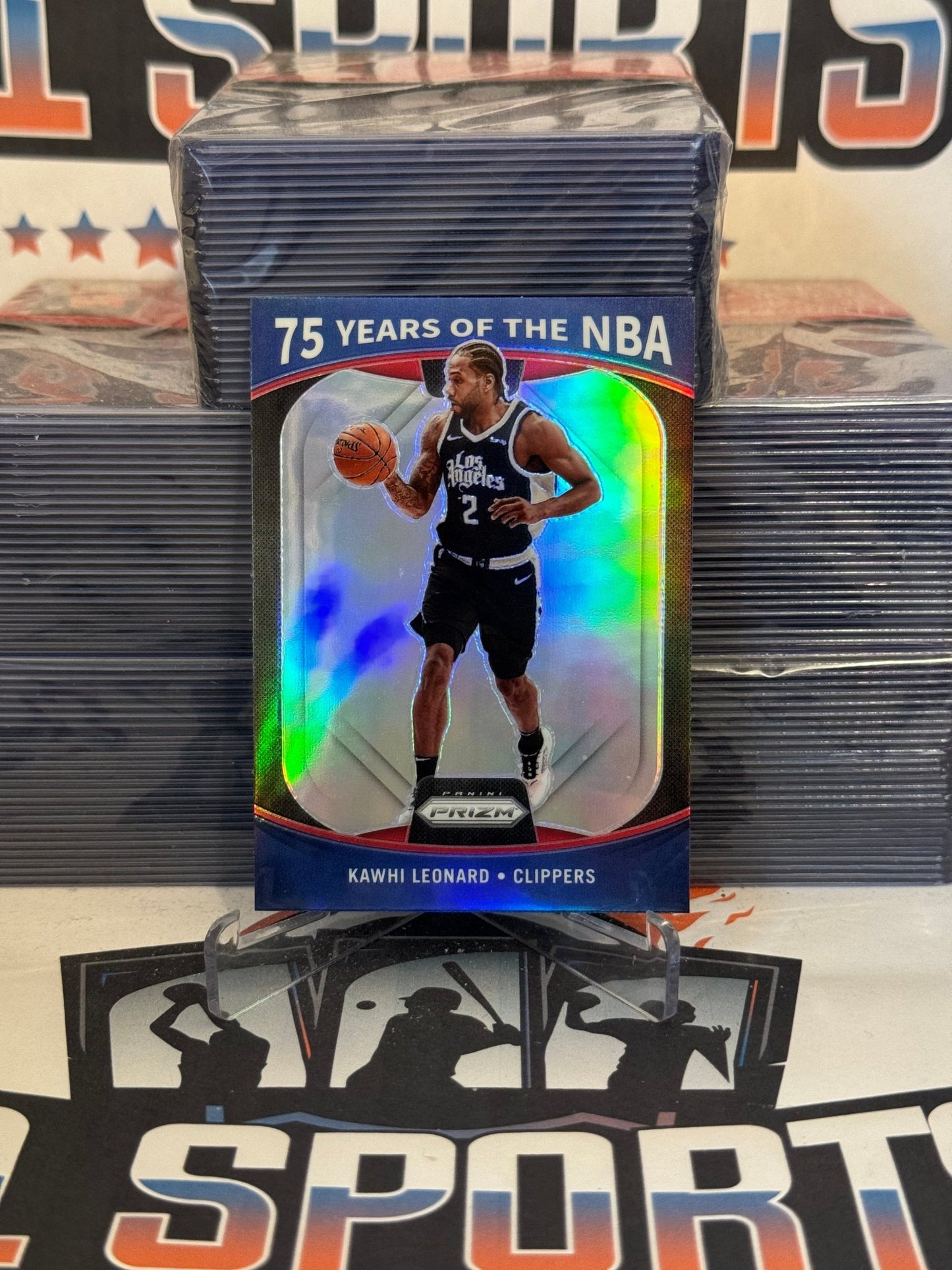 2021 Panini Prizm (75 Years of the NBA) Kawhi Leonard #2