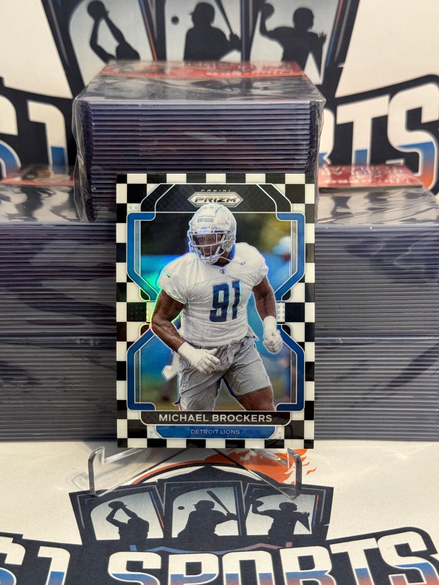 2021 Panini Prizm (Black White Checkerboard SP) Michael Brockers Rookie #151