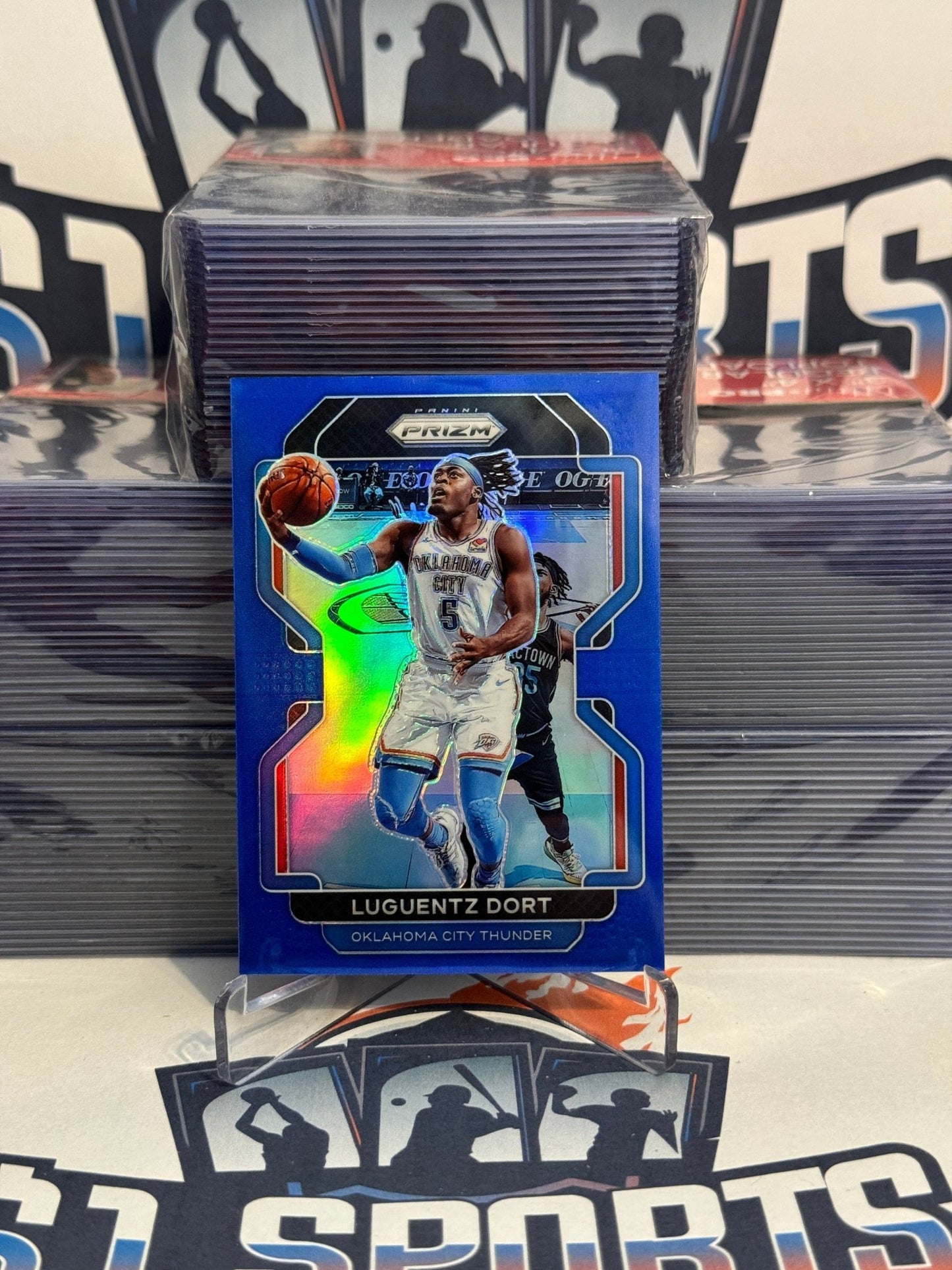 2021 Panini Prizm (Blue Prizm 76/199) Luguentz Dort #114