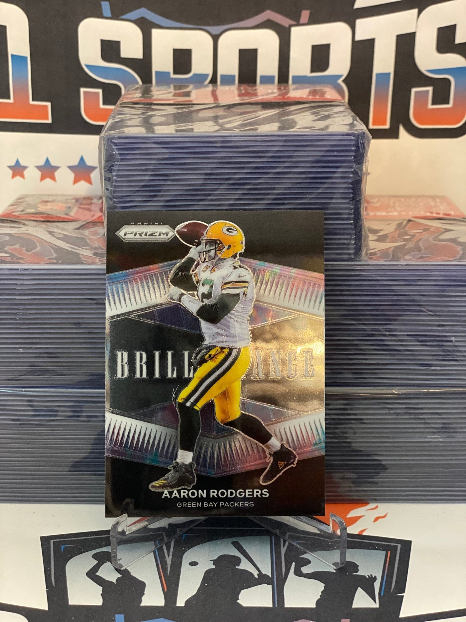 2021 Panini Prizm (Brilliance) Aaron Rodgers #B-6