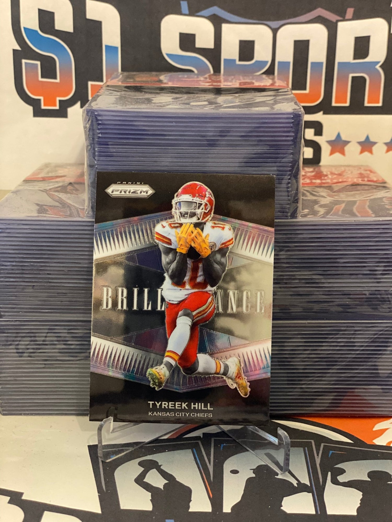 2021 Panini Prizm (Brilliance) Tyreek Hill #B-15